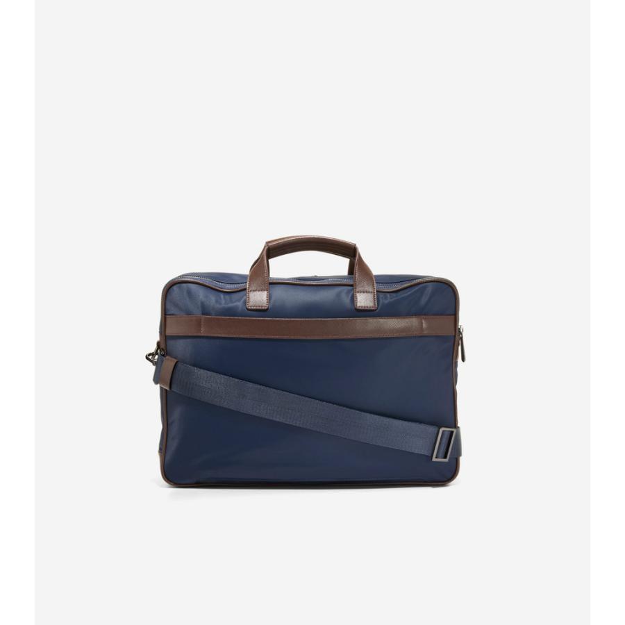 コールハーン Colehaan アウトレット メンズ バッグ & アクセサリー バッグ カールソン デイリー ブリーフケース mens. F12875 ネイビーブレザーの画像