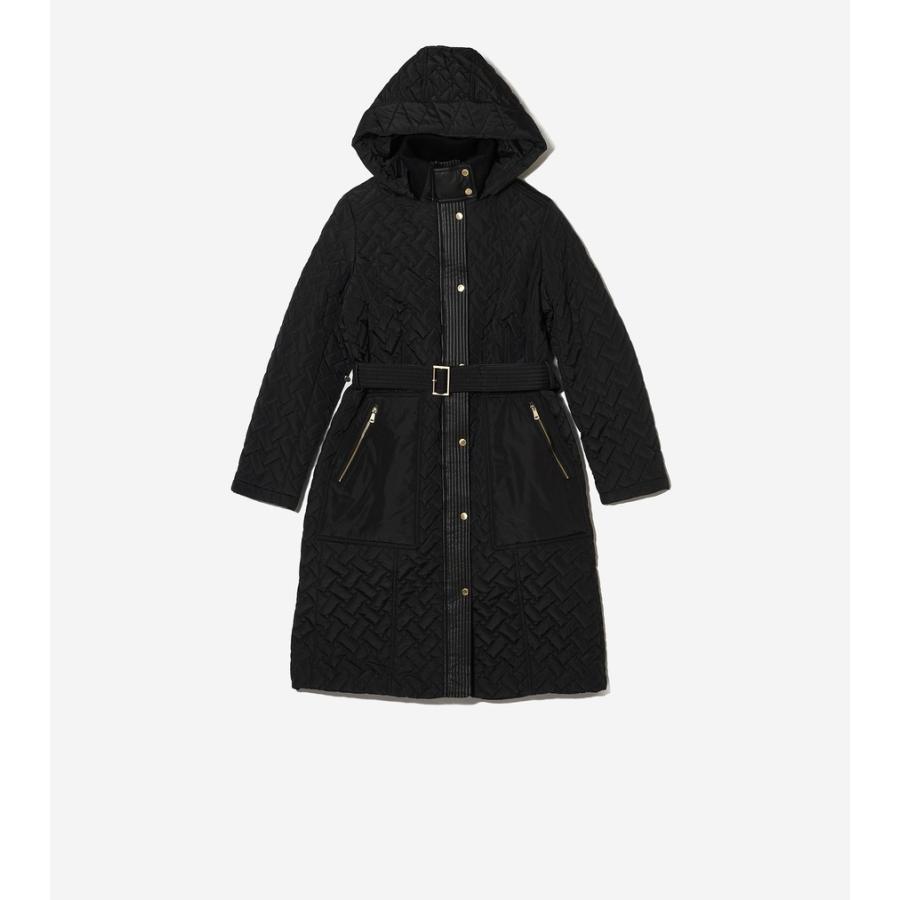 コールハーン Colehaan フーデッド ロング ベルテッドコート womens 