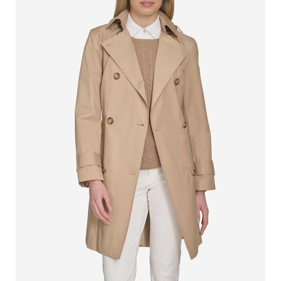 新品·未使用　スプリングコート　Cole Haan　春·秋兼用　❀値下げ中❀ 春のお出かけに！はっ水裏ストライプスプリングコート - ベルーナ【公式】