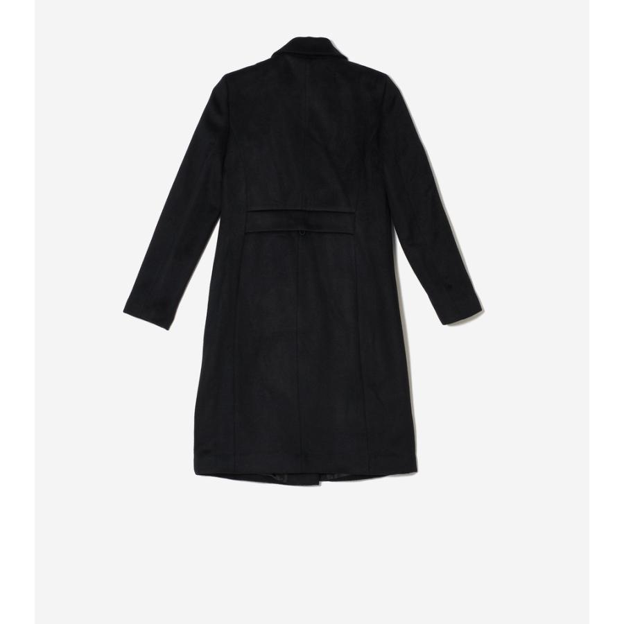 コールハーン Colehaan アウトレット レディース アパレル ノッチラペル ウールコート womens. T10585 ブラックの画像