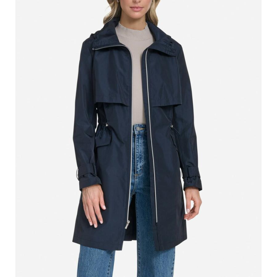 コールハーン Colehaan アウトレット レディース アパレル パッカブル トレンチ コート womens. T10641 インディゴの画像