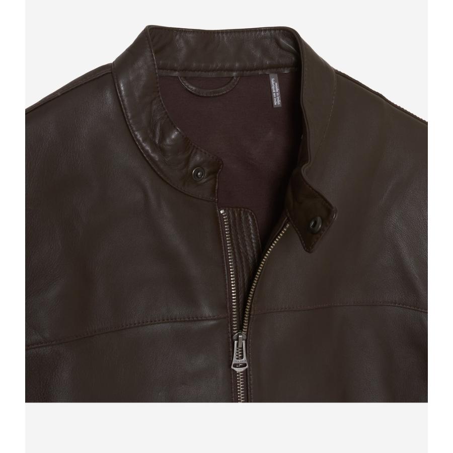 COLE HAAN（コールハーン） ボンデッドレザー モトジャケット mens