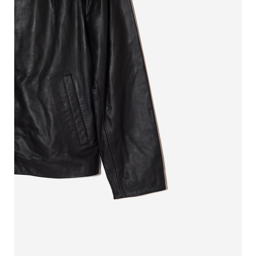 コールハーン Colehaan アウトレット メンズ アパレル スムースラムジャケット mens. T40362 ブラックの画像
