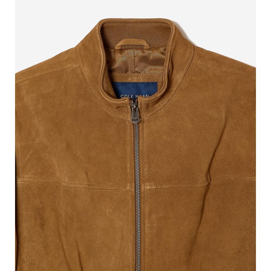 コールハーン Colehaan メンズ アパレル トラッカー スエード ジャケット mens T40450 コニャックの画像