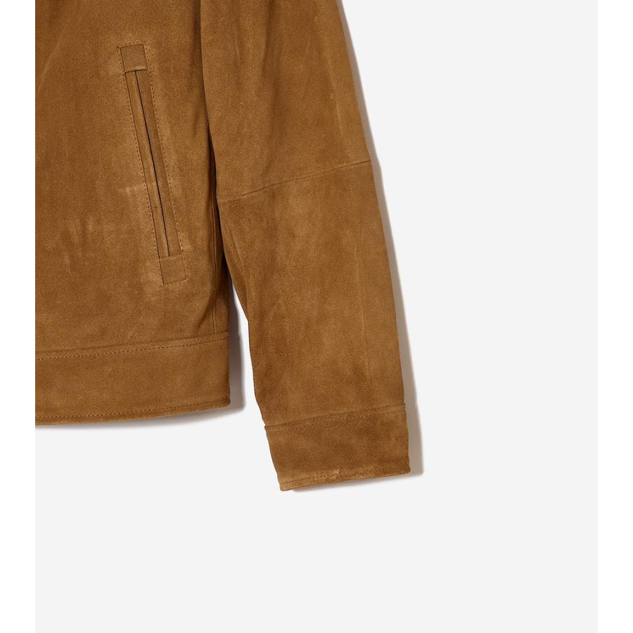 コールハーン Colehaan メンズ アパレル トラッカー スエード ジャケット mens T40450 コニャックの画像