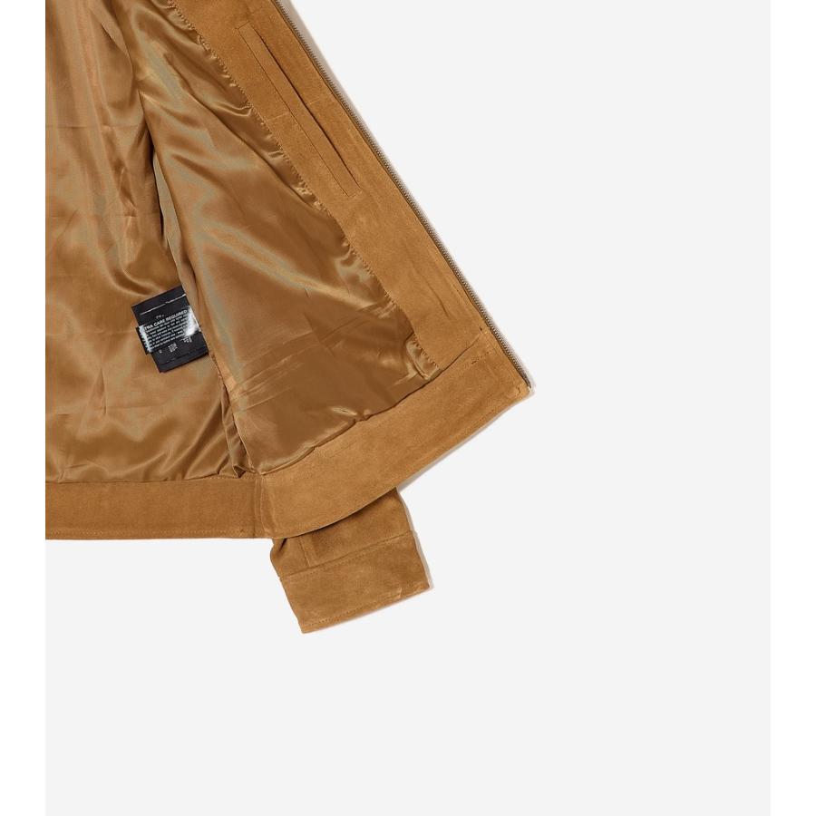コールハーン Colehaan メンズ アパレル トラッカー スエード ジャケット mens T40450 コニャックの画像