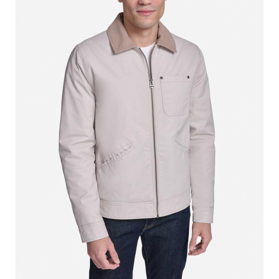コールハーン Colehaan メンズ アパレル コーティッド コットン トラッカー ジャケット mens T40475 オートの画像