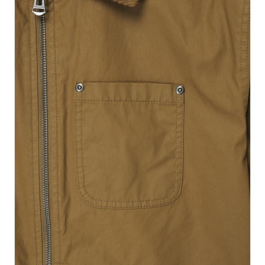 コールハーン Colehaan メンズ アパレル コーティッド コットン トラッカー ジャケット mens T40476 カーキの画像