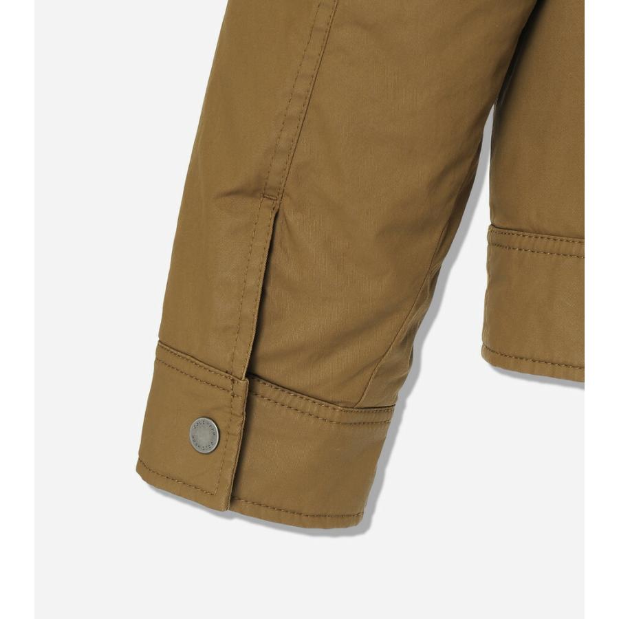 コールハーン Colehaan メンズ アパレル コーティッド コットン トラッカー ジャケット mens T40476 カーキの画像