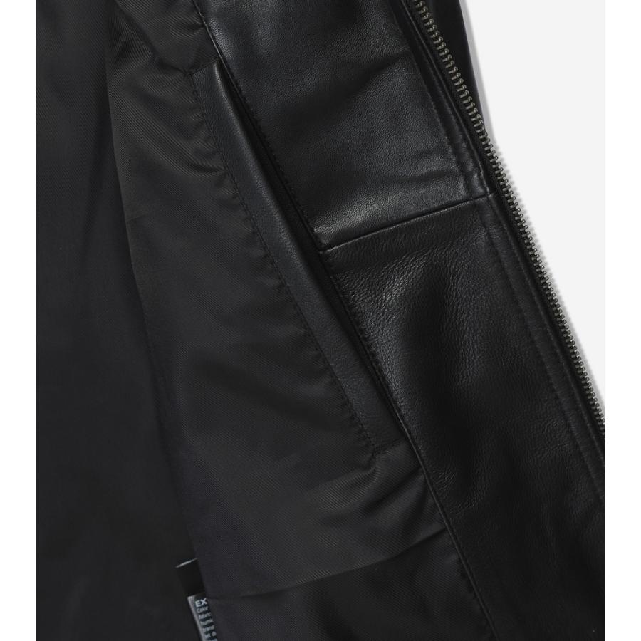 コールハーン Colehaan アウトレット メンズ アパレル レザー トラッカー ジャケット mens. T40479 ブラックの画像
