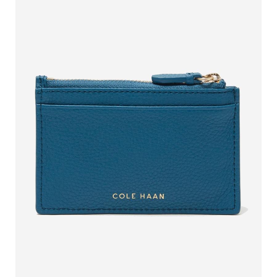 コールハーン Colehaan カード ケース W/ ジップ womens U06847 インク ブルー u06847Cole Haan