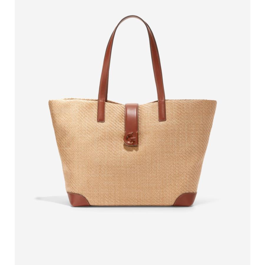 コールハーン ストロートート 新品・未使用 コール ハーン COLE HAAN クラッシック ストロー トート womens