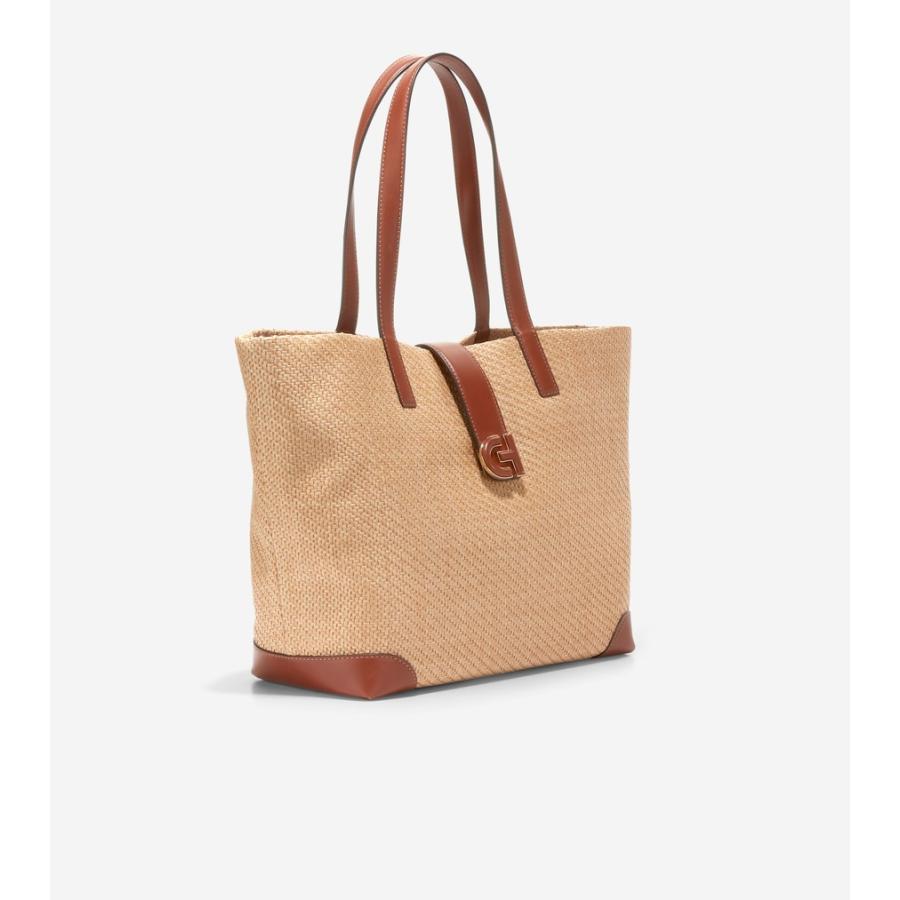 COLE HAAN コールハーン Colehaan CLASSIC STRAW TOTE U07095 TAN