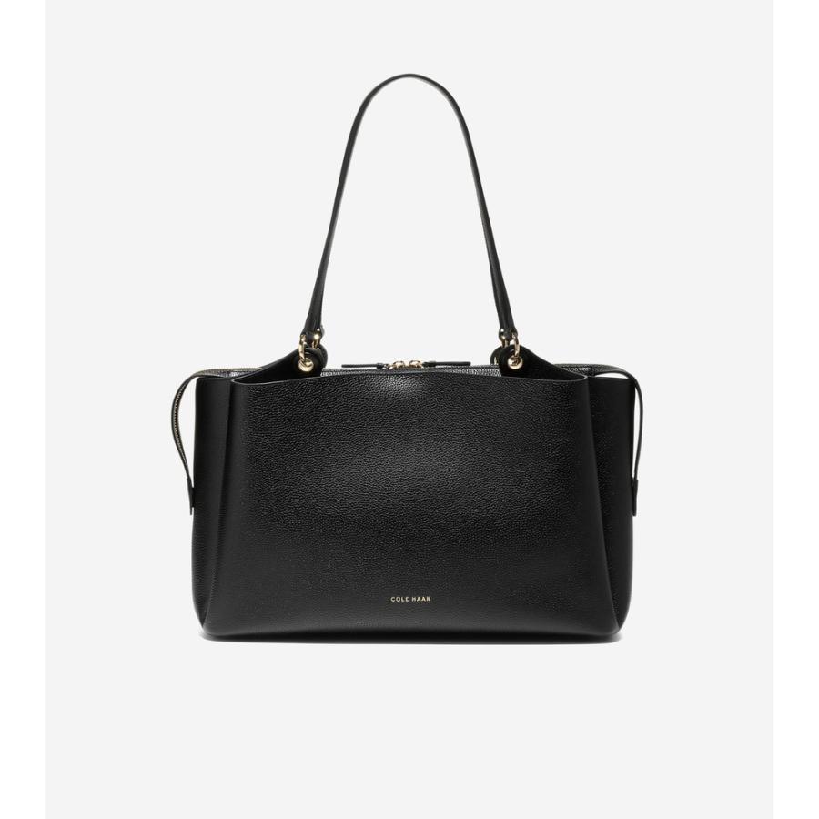 【美品】 COLE HAAN コールハーン 2way ブラック トートバッグ COLE HAAN コールハーン メンズ Cole Haan トートバッグ 本革