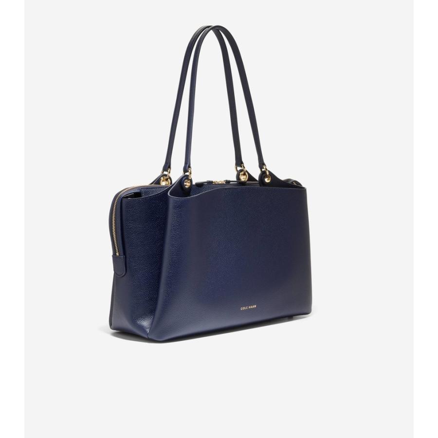 コールハーン Colehaan レディース バッグ & アクセサリー バッグ ミッドタウンワークトート womens U07769 CHミッドナイトムーンの画像