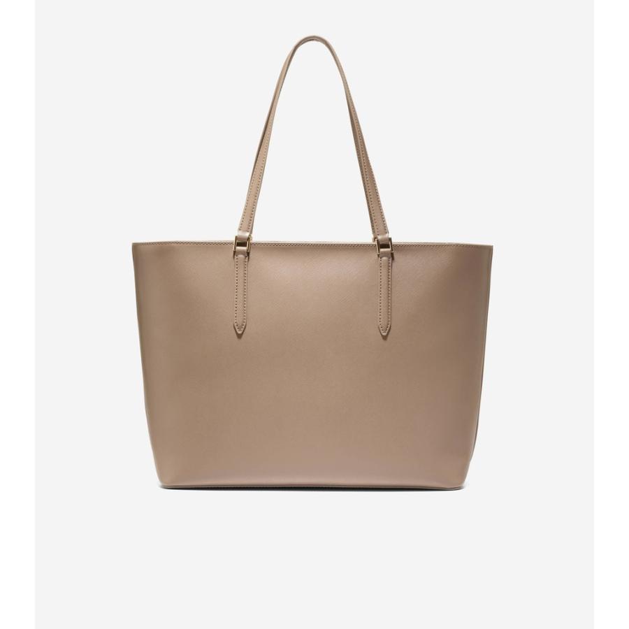 【未使用級】コールハーン トートバッグ サフィアーノレザー ロゴ A4 肩掛け可 未使用級】コールハーン トートバッグ サフィアーノレザー ロゴ A4