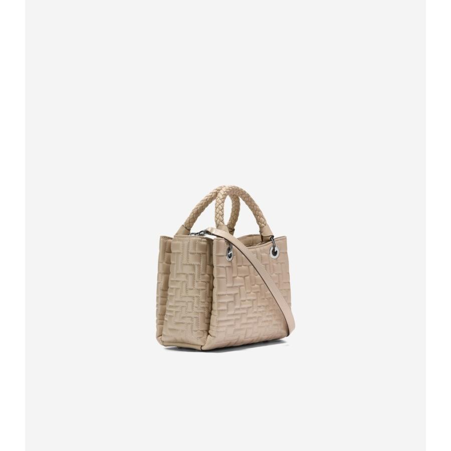 コールハーン Colehaan レディース バッグ & アクセサリー バッグ カティア スモール トート クロスボディ womens U07946 CHライトセサミの画像