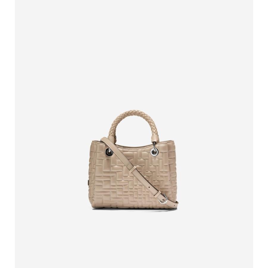 コールハーン Colehaan レディース バッグ & アクセサリー バッグ カティア スモール トート クロスボディ womens U07946 CHライトセサミの画像