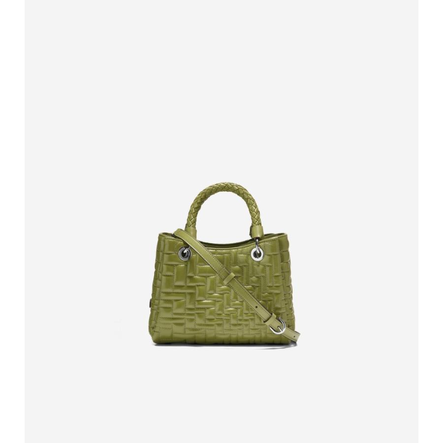 コールハーン Colehaan レディース バッグ & アクセサリー バッグ カティア スモール トート クロスボディ womens U08010 ライトモスの画像