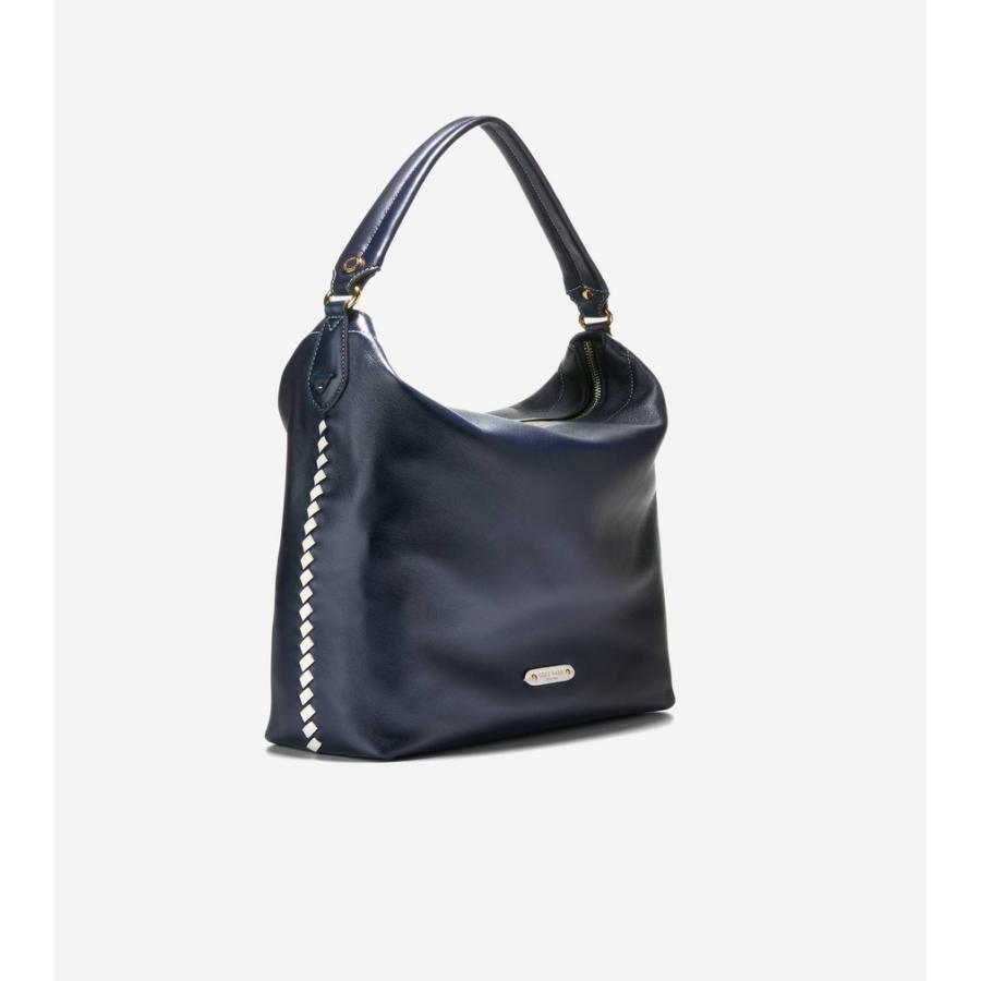 コールハーン Colehaan レディース バッグ & アクセサリー バッグ イザベラ ホーボー womens U08192 ミッドナイトムーンの画像