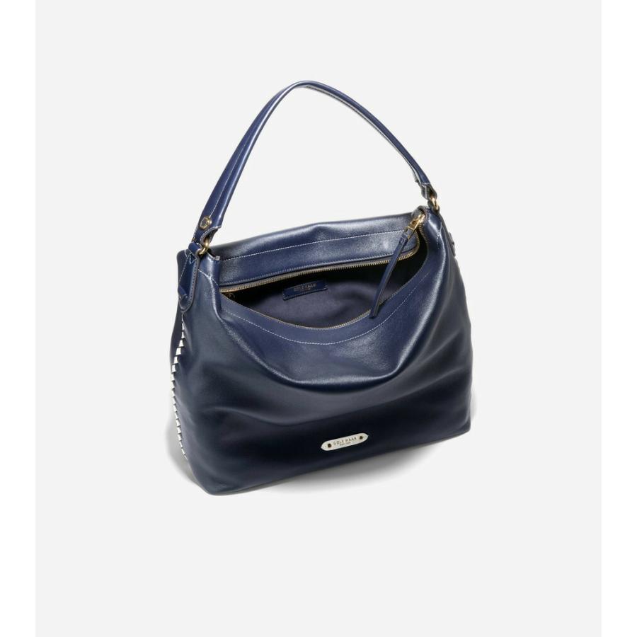 コールハーン Colehaan レディース バッグ & アクセサリー バッグ イザベラ ホーボー womens U08192 ミッドナイトムーンの画像
