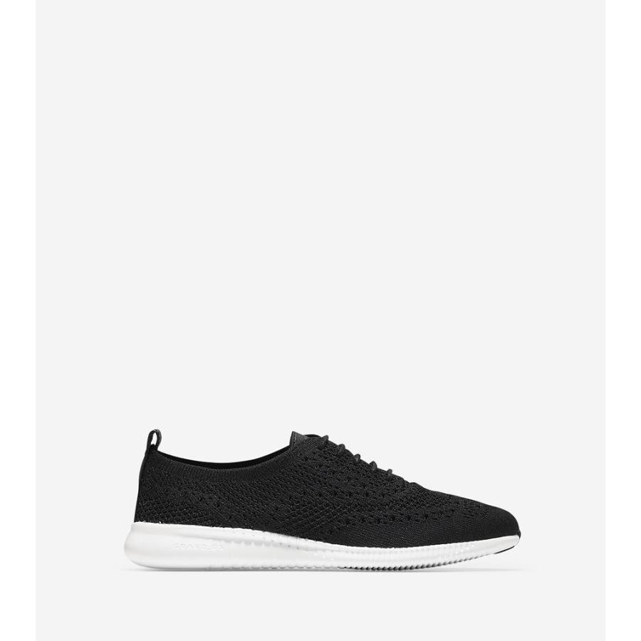 数量限定 特売 コールハーン Colehaan レディース シューズ オックスフォード 2 ゼログランド スティッチライト オックスフォード Womens W ブラック ニット 最適な価格 Homeofmalones Com
