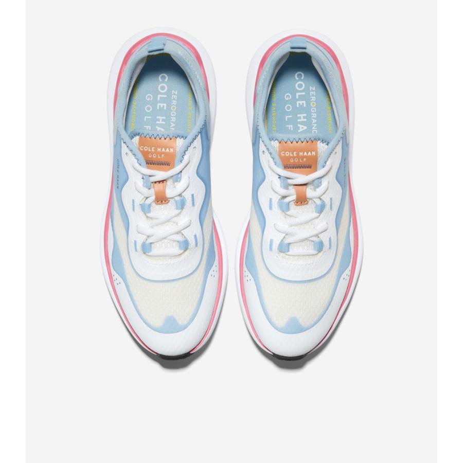 machino ！COLE HAAN/ホワイト レザー ブローグシューズ Cole Haan] Grand Crosscourt ホワイトレザー スニーカー (Cole