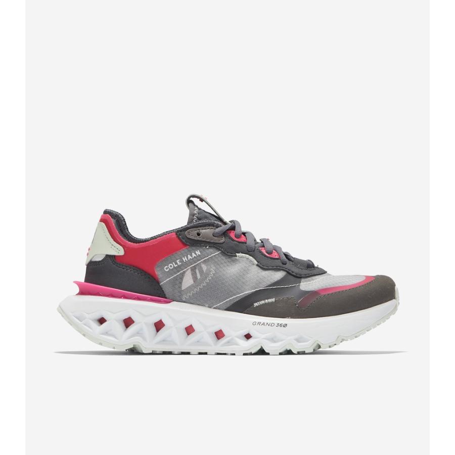 COLE HAAN（コールハーン） レディース シューズ スニーカー 5.ゼログランドランナー womens W29496 グレー ピン ...