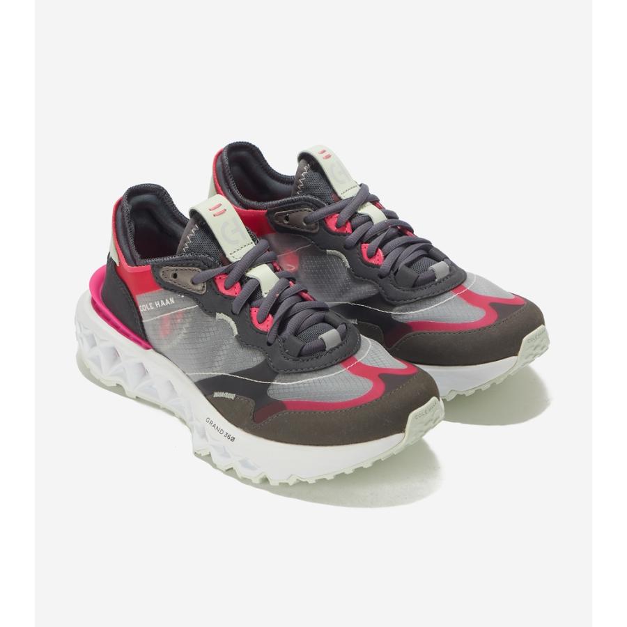 COLE HAAN（コールハーン） レディース シューズ スニーカー 5.ゼログランドランナー womens W29496 グレー ピン ...