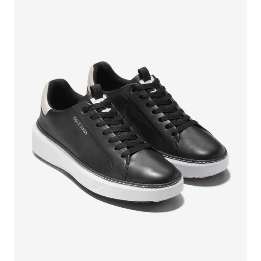 COLE HAAN（コールハーン） レディース シューズ スニーカー グランドプロ トップスピン ゴルフ womens W29611 ブラック ...
