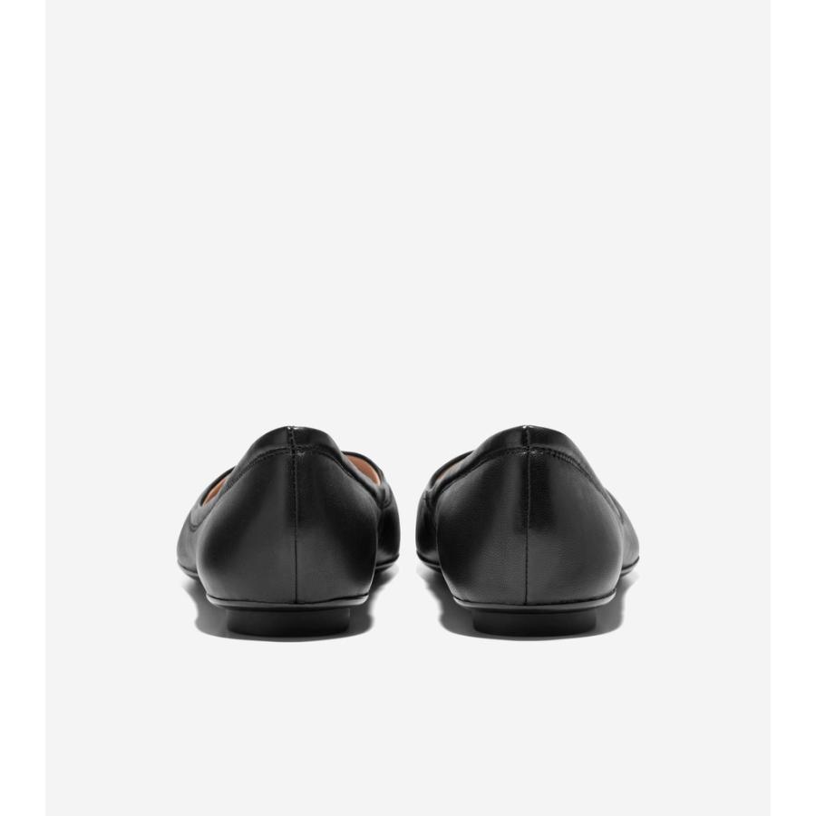 Cole Haan ブラック フラットシューズ COLE HAAN（コールハーン） レディース シューズ バレエ & フラット