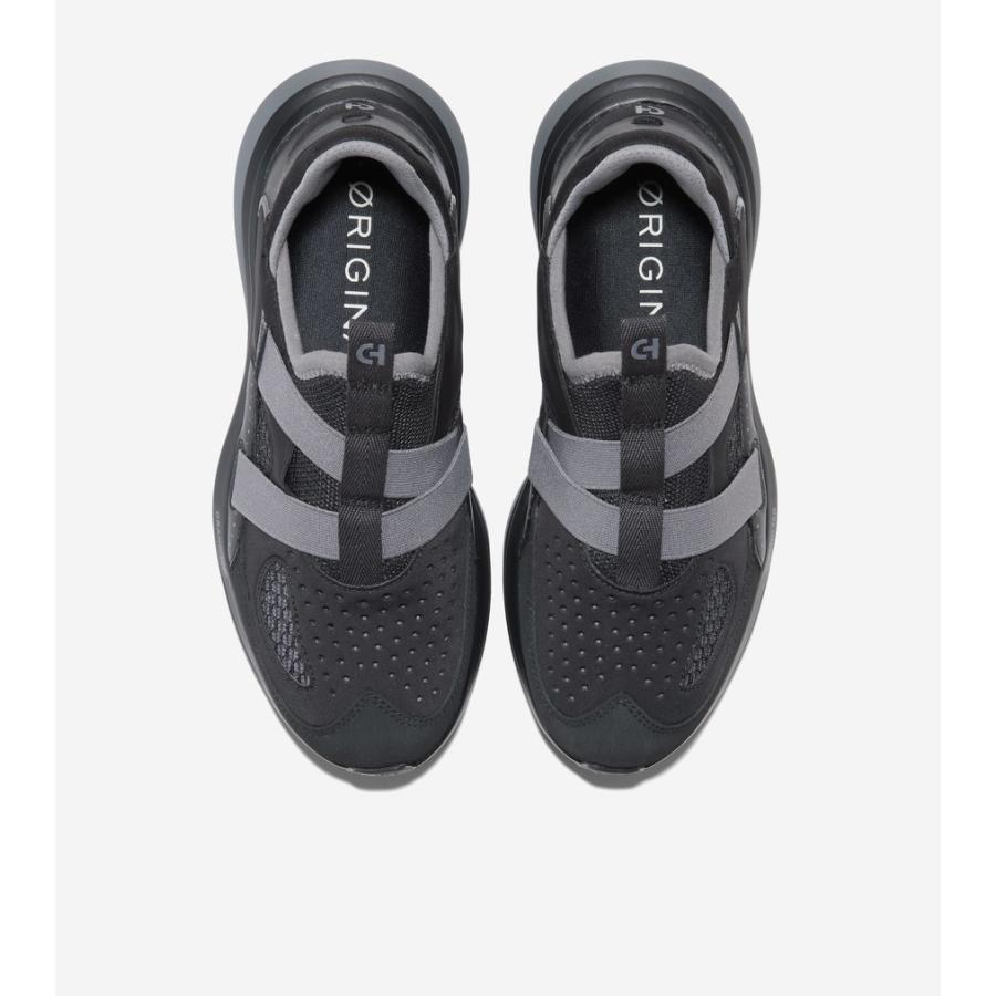 コールハーン Colehaan レディース シューズ スニーカー オリジナルグランド クアッドスター モンクストラップ ランナー womens W32911 ブラック / キルト_3