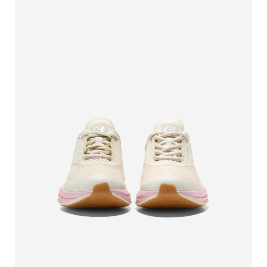 コールハーン Colehaan レディース シューズ スニーカー オリジナルグランド クアッドスター ランニング スニーカー womens W32963 アイボリー / スイートピーの画像