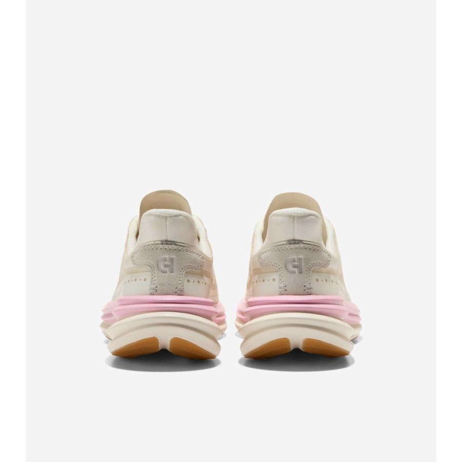 コールハーン Colehaan レディース シューズ スニーカー オリジナルグランド クアッドスター ランニング スニーカー womens W32963 アイボリー / スイートピーの画像