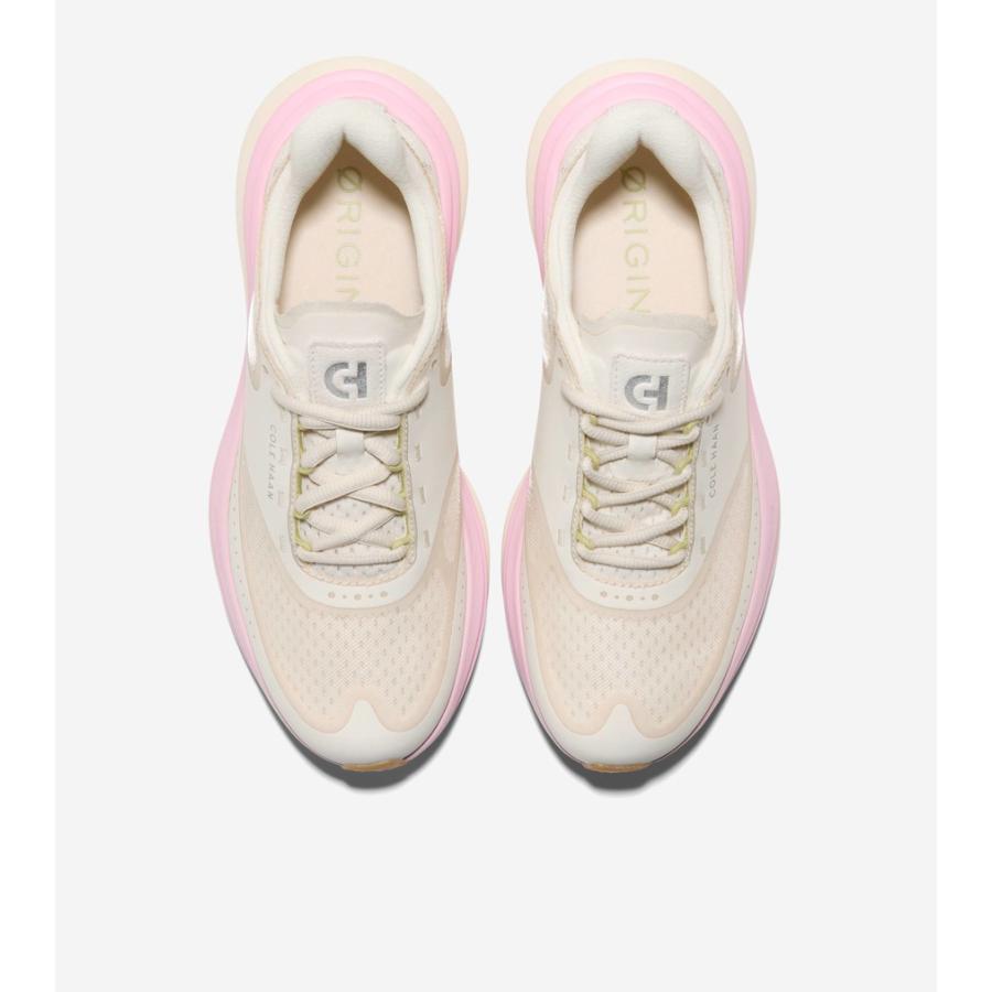 コールハーン Colehaan レディース シューズ スニーカー オリジナルグランド クアッドスター ランニング スニーカー womens W32963 アイボリー / スイートピーの画像