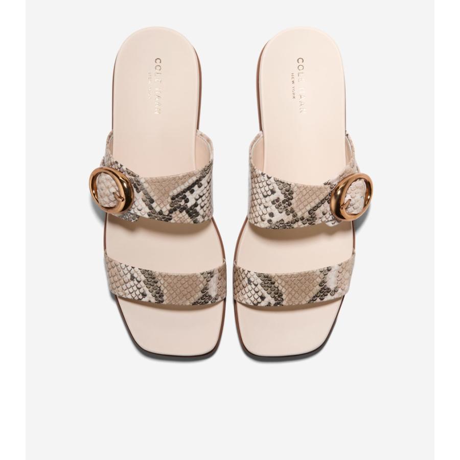 コールハーン Colehaan レディース シューズ サンダル オークリン ダブルバンド フットベッド サンダル womens W35356 モハベ スネーク プリント レザーの画像