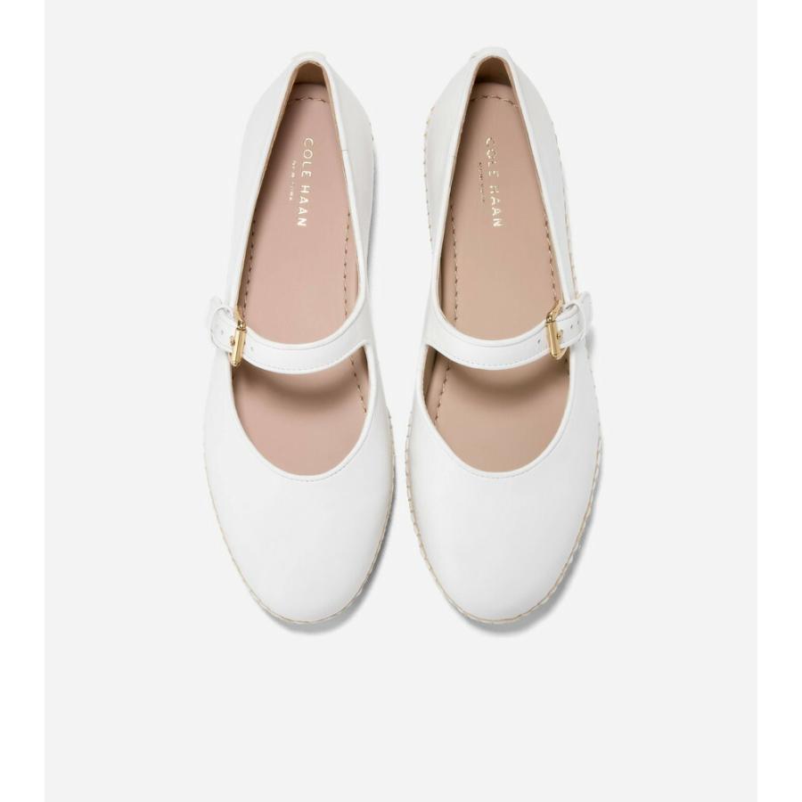 コールハーン Colehaan レディース シューズ バレエ & フラット クラウドフィール アスブリー メリージェーン バレエ womens W35462 ホワイト レザーの画像