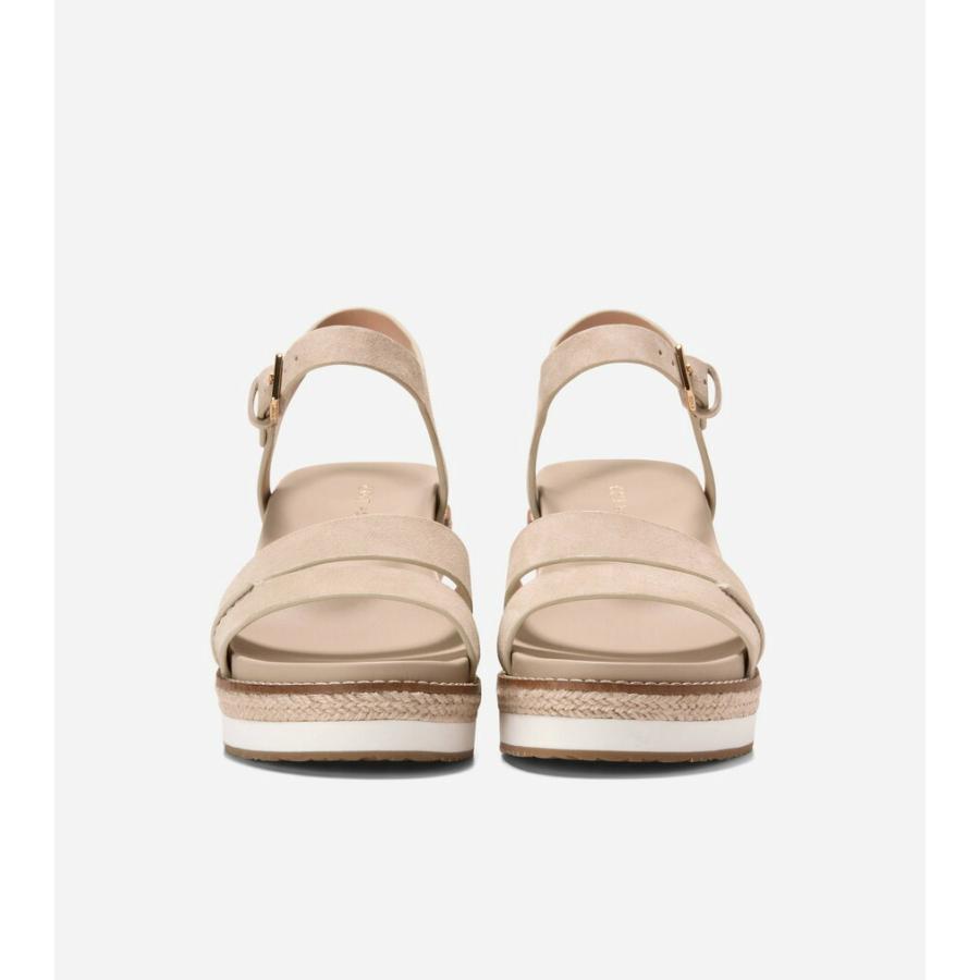 コールハーン Colehaan アウトレット レディース シューズ サンダル クラウドフィール ロニー エスパドリーユ ウェッジ サンダル womens. W35869 CH ライトの画像