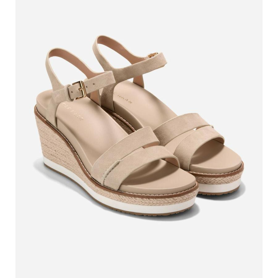 コールハーン Colehaan アウトレット レディース シューズ サンダル クラウドフィール ロニー エスパドリーユ ウェッジ サンダル womens. W35869 CH ライトの画像