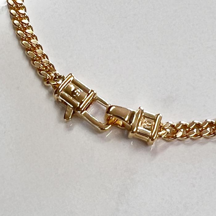 TOM WOOD（トムウッド） ブレスレット CURB BRACELET M Gold メンズ