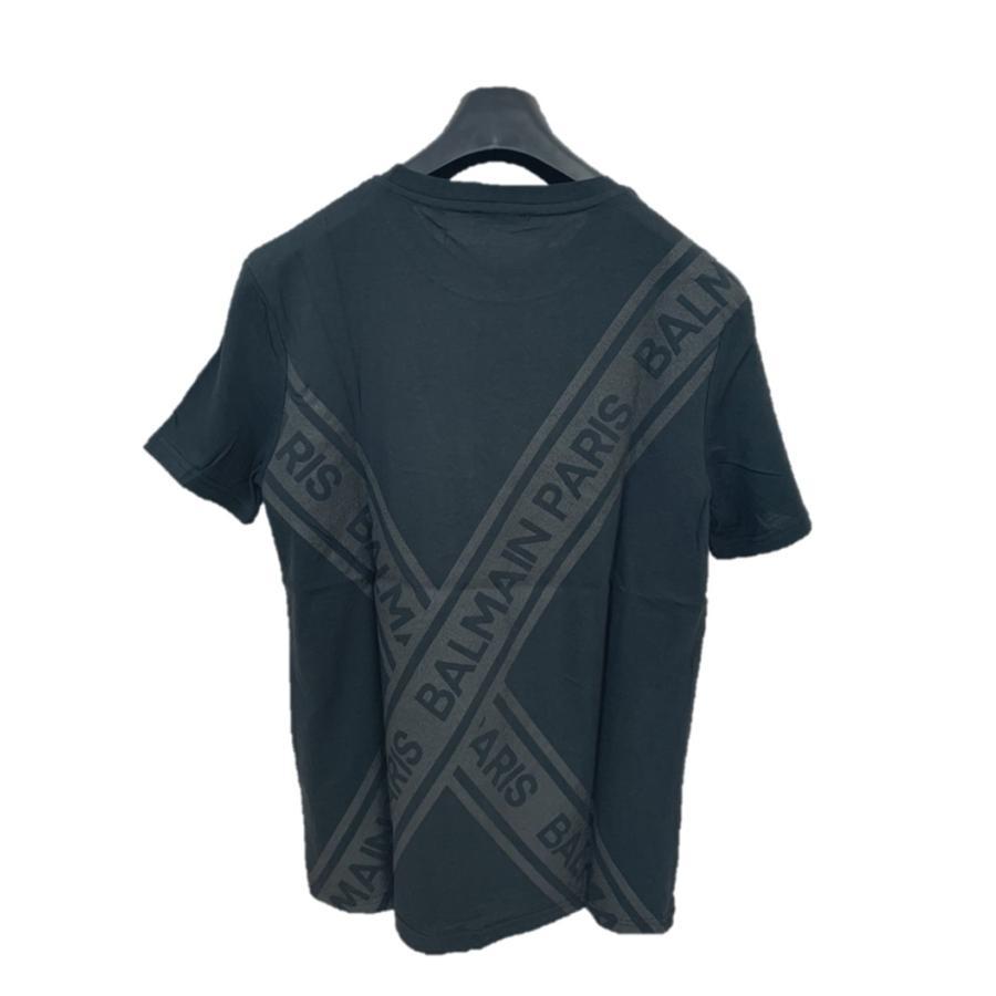 【大幅値下げ中】特価 BALMAIN バルマン Tシャツ 半袖 13006 メンズ ブランド 黒 Tシャツ M オシャレ プレゼント 上品 カジュアル 父の日 | BALMAIN | 01