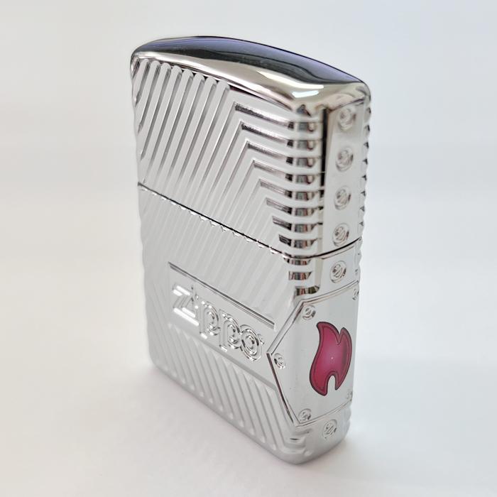 ZIPPO（ジッポー） BOLTS DESIGN Armor 360°Multi Cut Engraving 29672