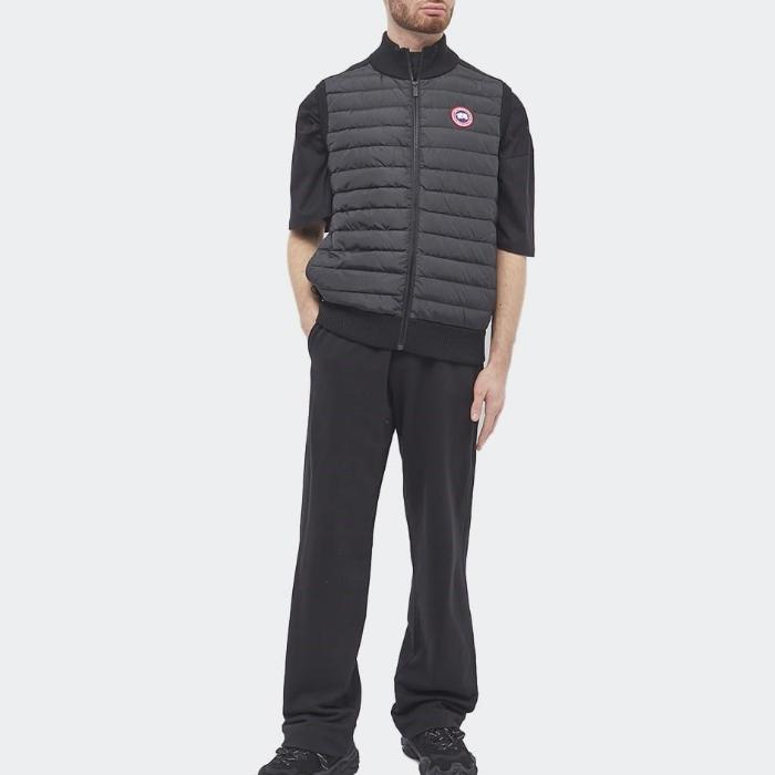 カナダグース【美品】 ニット生地混合 ダウンベスト CANADA GOOSE カナダグース ダウンベスト HYBRIDGE KNIT VEST