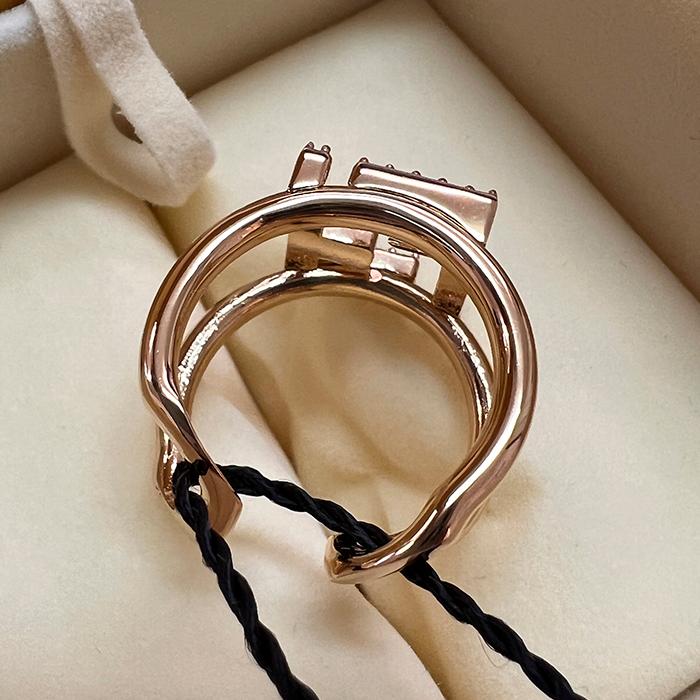 FENDI（フェンディ） キズ等あり FFリング 8AH246 8AH246A44GF089U