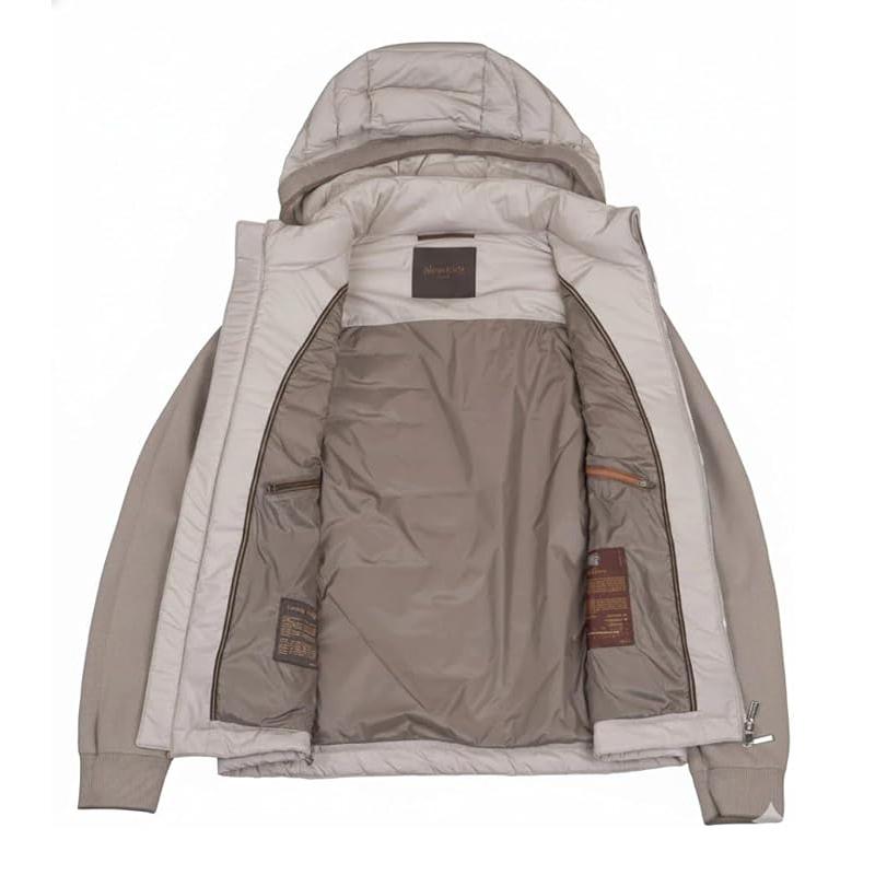 【並行輸入品】MooRER ムーレー メンズ ボンバージャケット グース ダウンジャケット ALESSIO-S3L MANDORLA 48サイズ イタリア製 ブランドの画像