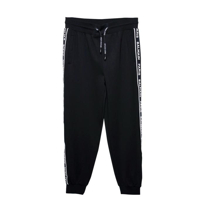BALMAIN バルマン メンズ スウェット ブラック 黒 BA8178 8177 BALMAIN バルマン メンズ スウェット ブラック 黒 BA8178 8177