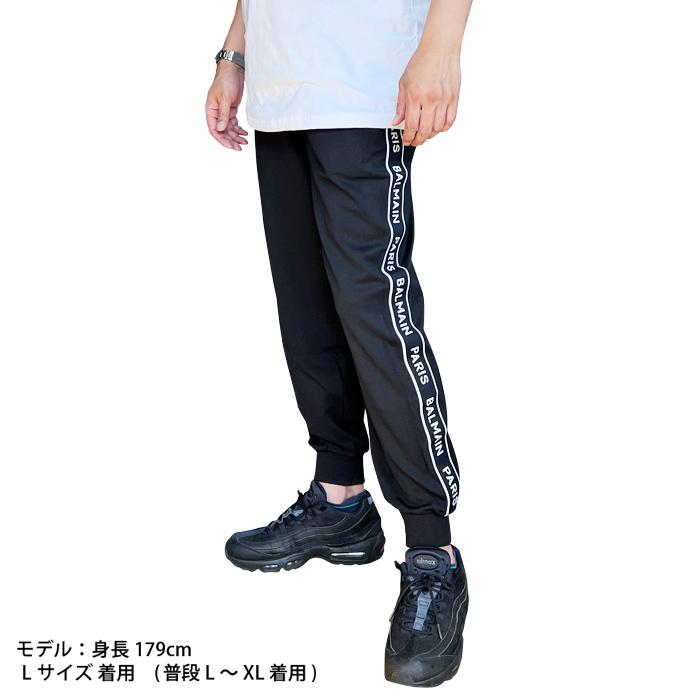 BALMAIN バルマン メンズ スウェット ブラック 黒 BA8178 8177 BALMAIN バルマン メンズ スウェット ブラック 黒 BA8178 8177