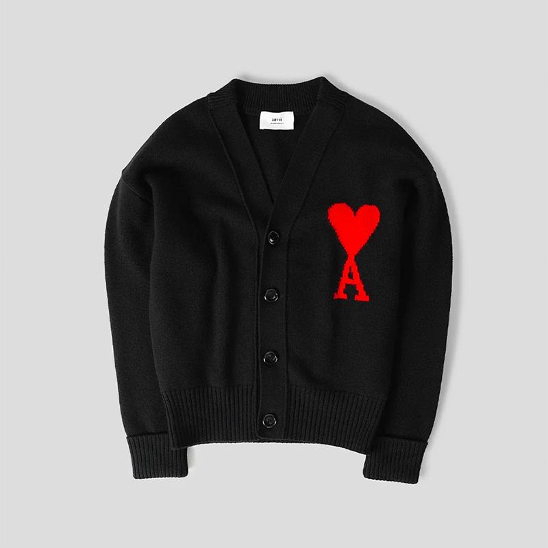 AMI Alexandre Mattiussi AMI PARIS ウール カーディガン BFUKC002.018