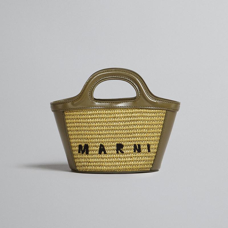 JIL SANDER マルニ トロピカリア マイクロバッグ かごバッグ JIL SANDER マルニ トロピカリア マイクロバッグ かごバッグ