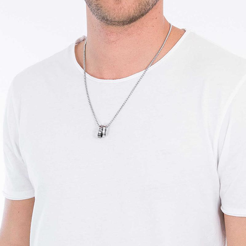 DIESEL 【BOX付属】DIESEL ディーゼル ダブルリング チェーン DIESEL 【BOX付属】DIESEL ディーゼル ダブルリング チェーン